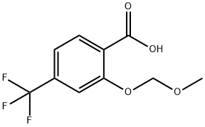 2-Methoxymethoxy-4-(trifluoromethyl)benzoic acid Structure