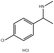 N-[1-(4-CHLOROPHENYL)ETHYL]-N-METHYLAMINE HYDROCHLORIDE Structure