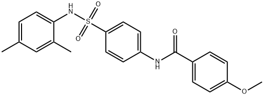 N-(4-{[(2,4-dimethylphenyl)amino]sulfonyl}phenyl)-4-methoxybenzamide Structure