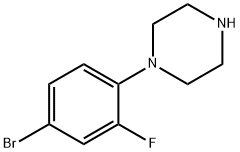 1-(4-bromo-2-fluorophenyl)piperazine Structure
