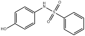 Benzenesulfonamide, N-(4-hydroxyphenyl)- Struktur