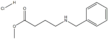 Methyl 4-(Benzylamino)Butanoate Hydrochloride Structure