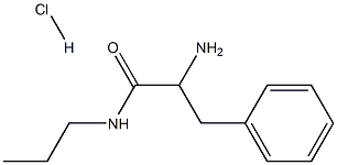 a-Amino-N-propylbenzenepropanamide HCl, 60322-30-7, 结构式