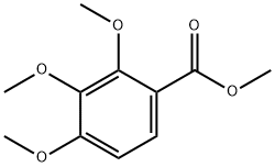 2,3,4-トリメトキシ安息香酸メチル 化学構造式