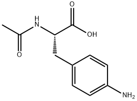 N-乙酰基-4-氨基-DL-苯丙氨酸 结构式