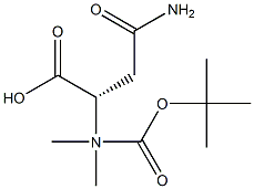 (S)-2-((TERT-BUTOXYCARBONYL)AMINO)-4-(DIMETHYLAMINO)-4-OXOBUTANOIC ACID Structure