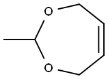 1,3-Dioxepin, 4,7-dihydro-2-methyl- Structure