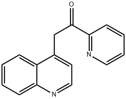 2-(quinolin-4-yl)-1-(pyridin-2-yl)-ethanone Structure
