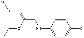 RS-4-氯苯甘氨酸乙酯盐酸盐, 80589-50-0, 结构式