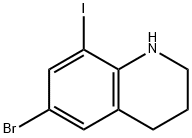 6-bromo-8-iodo-1,2,3,4-tetrahydroquinoline Structure
