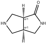 顺式-六氢吡咯并[3,4-c]吡咯-1(2H)-酮 结构式