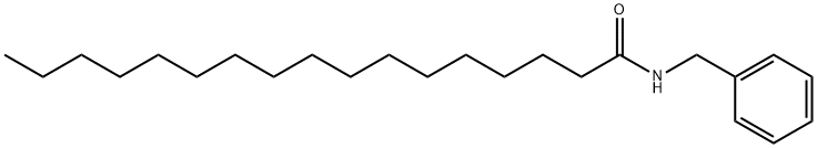 N-ベンジルヘプタデカンアミド 化学構造式