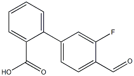 3'-fluoro-4'-formyl-[1,1'-biphenyl]-2-carboxylic acid Structure