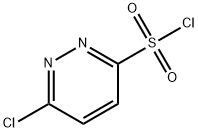 6-氯哒嗪-3-磺酰氯 结构式