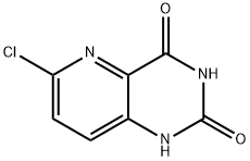 Pyrido[3,2-d]pyrimidine-2,4(1H,3H)-dione, 6-chloro- Structure
