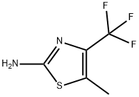 5-甲基-4-(三氟甲基)噻唑-2-胺 结构式
