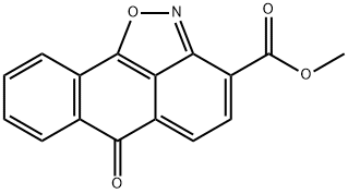 methyl 6-oxo-6H-anthra[1,9-cd]isoxazole-3-carboxylate Structure