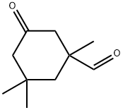 1,3,3-trimethyl-5-oxocyclohexane-1-carbaldehyde Structure