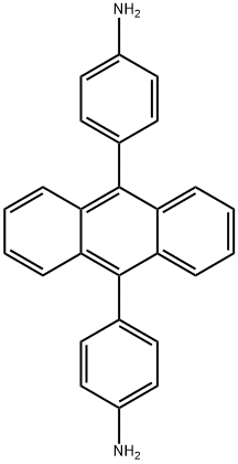 4-[10-(4-Aminophenyl)anthracen-9-yl]aniline, 106704-35-2, 结构式
