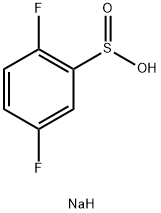 sodium:2,5-difluorobenzenesulfinate 结构式