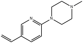 1-Methyl-4-(5-vinyl-pyridin-2-yl)-piperazine Structure