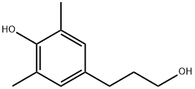 4-(3-Hydroxy-propyl)-2,6-dimethyl-phenol Struktur
