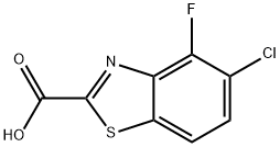 5-chloro-4-fluoro-1,3-benzothiazole-2-carboxylic acid Structure