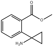 methyl 2-(1-aminocyclopropyl)benzoate Structure