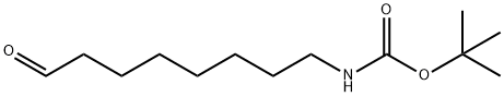 (8-氧代辛基)氨基甲酸叔丁酯 结构式