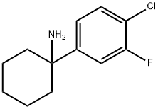 1-(4-chloro-3-fluorophenyl)cyclohexan-1-amine Structure