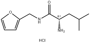 (S)-2-amino-N-(furan-2-ylmethyl)-4-methylpentanamide Structure
