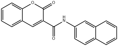 N-(naphthalen-2-yl)-2-oxo-2H-chromene-3-carboxamide Structure