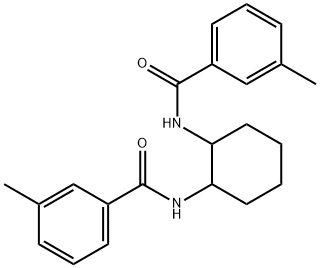 N,N'-1,2-cyclohexanediylbis(3-methylbenzamide) Structure