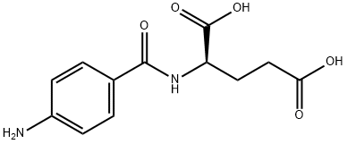N-(4-aminobenzoyl)- D-Glutamic acid Structure