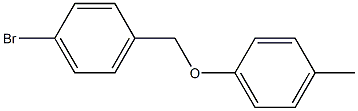 1-bromo-4-[(4-methylphenoxy)methyl]benzene Structure