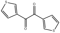 1,2-ジ(3-チエニル)-1,2-エタンジオン 化学構造式