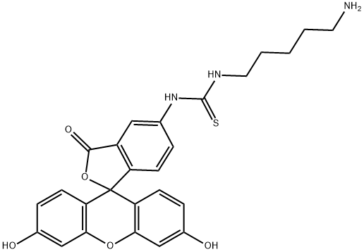 5-异硫氰酸荧光素尸胺 结构式