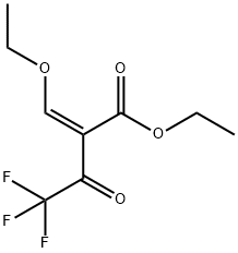 (Z)-2-(乙氧基亚甲基)-4,4,4-三氟-3-氧代丁酸乙酯 结构式