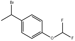 1-(1-bromoethyl)-4-(difluoromethoxy)benzene Structure