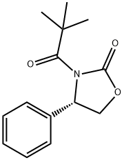 (4S)-3-(2,2-dimethylpropanoyl)-4-phenyl-1,3-oxazolidin-2-one Structure