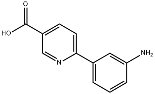 6-(3-aminophenyl)nicotinic acid Structure