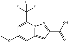 5-METHOXY-7-(TRIFLUOROMETHYL)PYRAZOLO[1,5-A]PYRIDINE-2-CARBOXYLIC ACID