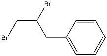 Benzene, (2,3-dibromopropyl)- Structure