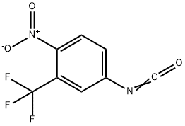 Benzene, 4-isocyanato-1-nitro-2-(trifluoromethyl)- Structure