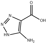 1H-1,2,3-Triazole-4-carboxylicacid, 5-amino- 结构式