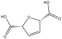 2,5-Furandicarboxylic acid, 2,5-dihydro-, cis- Struktur