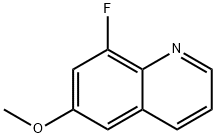 8-氟-6-甲氧基喹啉 结构式