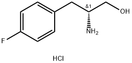 (R)-2-AMINO-3-(4-FLUOROPHENYL)PROPAN-1-OL HYDROCHLORIDE Structure