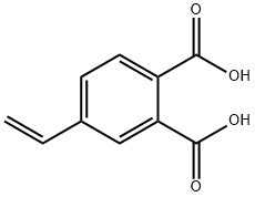 4-ethenylbenzene-1,2-dicarboxylic acid Struktur