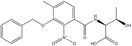 L-Threonine,N-[4-methyl-2-nitro-3-(phenylmethoxy)benzoyl]-